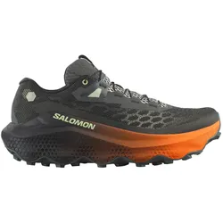 Salomon Damenlaufschuhe Ultra Glide 4, Urban Chic / Black / Lime Cream - dunkelrot / 40