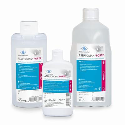 Dr. Schumacher Aseptoman Forte Händedesinfektion - 12 x 1 L - Handdesinfektionsmittel