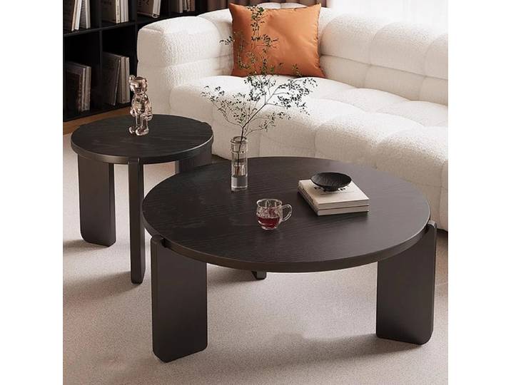 Table Basse moderne minimaliste, Design Simple, beauté, tendance, organisateur de salon, Table ronde, meubles de maison
