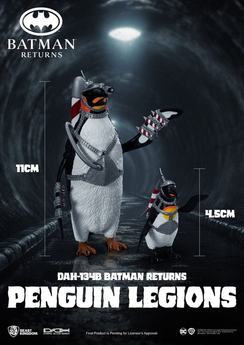 Beast Kingdom Toys Batman Returns Penguin Legions Action Figuur 2-Pack en Batman Returns Penguin Legions DAH-134B Dynamische 8-ctie figuur