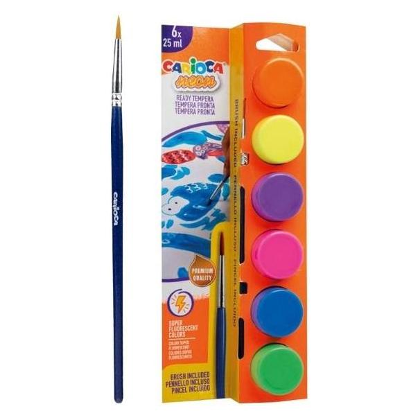 Teka Neon-Plakatfarben 6 Farben (25 ml) (47993085)