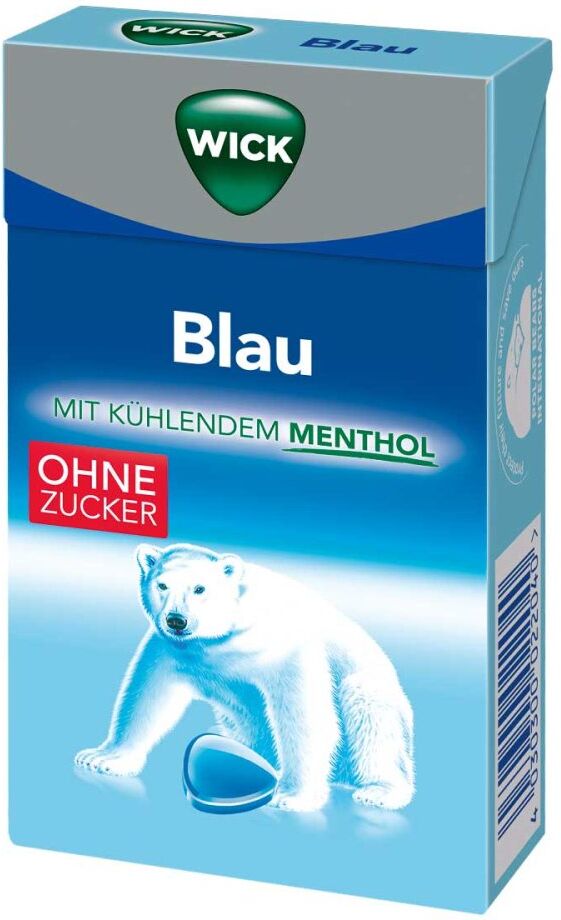 Wick Blau Menthol Bonbons ohne Zucker Clickbox
