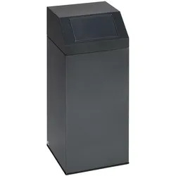 VAR Wertstoffsammler 76 Liter antiksilber, Abfalleimer, Silber