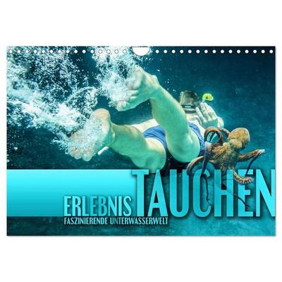 Erlebnis Tauchen - faszinierende Unterwasserwelt (Wandkalender 2027 DIN A4 quer), CALVENDO Monatskalender