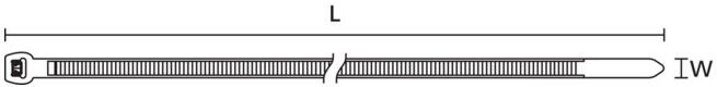 Hellermann Tyton Collier de serrage T120ROS-PA66HS noir (118-00066)