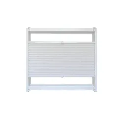 como Plissee  Uni , weiß , Synthetische Materialien , Maße (cm): B: 95