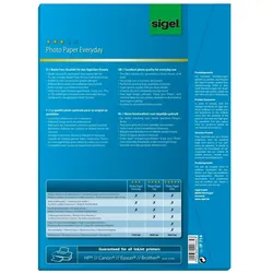 Sigel Fotopapier (A4), Fotopapier, Weiss