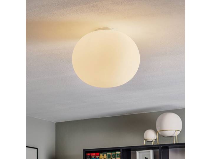 Glo-Ball C1 Plafonnier White - Flos - Salon / séjour - Design - Verre - Boule