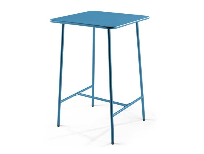 Oviala - Table haute extérieure mange-debout 70x70x105 cm en métal