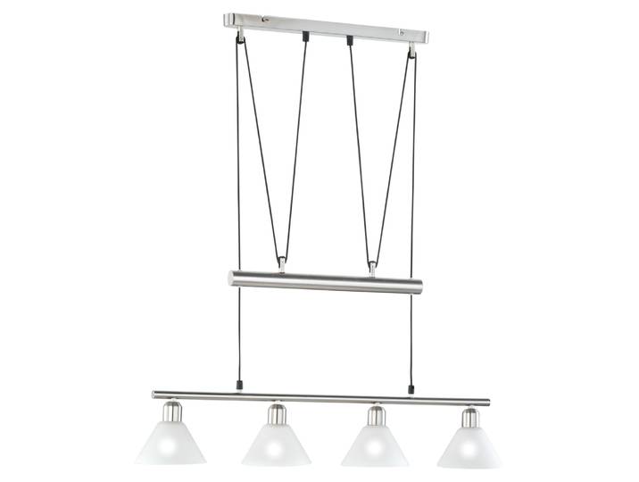 Trio Stamina Pendelleuchte Metall/Glas Nickel matt/Weiß