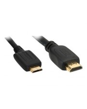 InLine Mini High Speed HDMI Cable HDMI-Kabel M bis mini M 1 m Schwarz (17461P)