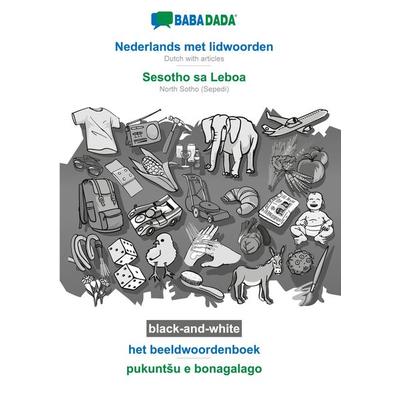 Nederlands met lidwoorden - Sesotho sa Leboa, het beeldwoordenboek, BW, Taschenbuch von Babadada GmbH, Babadada, 978-3-7522-4007-8