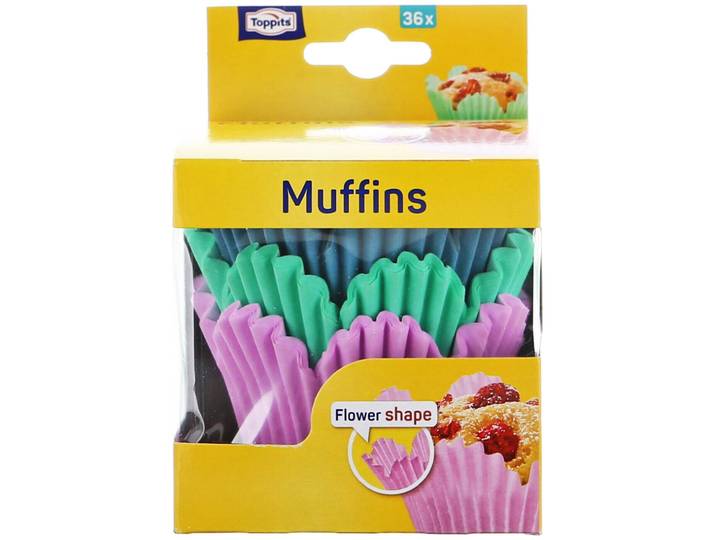 Toppits Muffinform Blüte 7cm 36 Stück