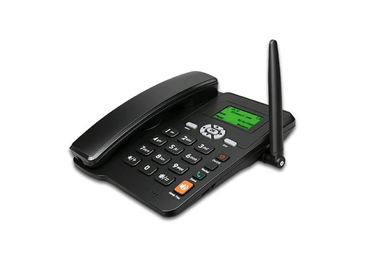 Téléphone fixe sans fil 4G double carte SIM FWP, avec fonction de numérotation, appel SMS, appels entrants/sortants, téléphone de bureau mobile