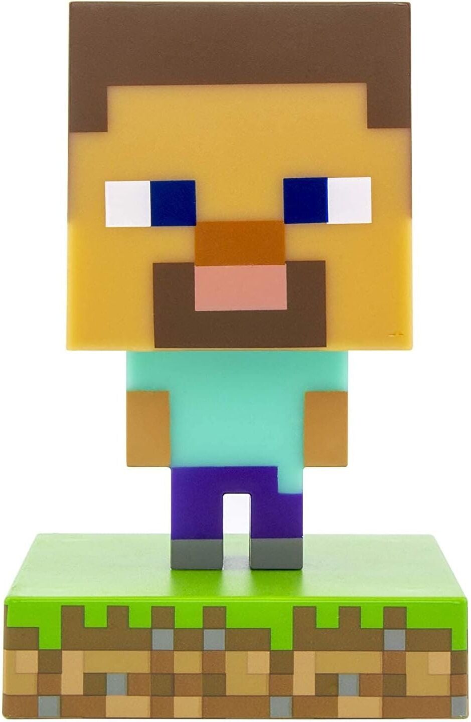 Minecraft Steve Icon Desk Light – Officially Licensed Free-Standing LED Night Light   Paladone