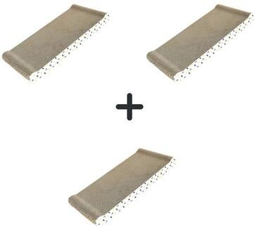 Uplift Treasures Double Sided Cat Scratching Board Bed set C