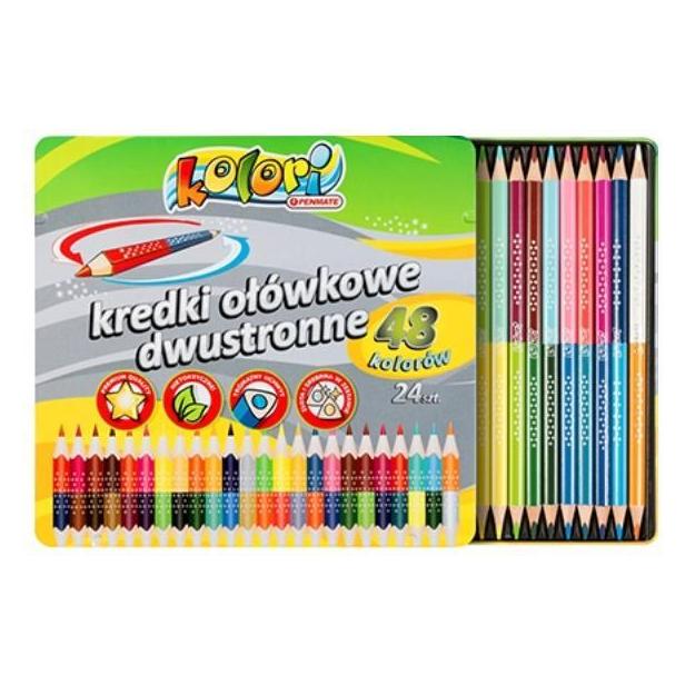 Penmate Premium Kolori Bleistifte doppelseitig in 48 Farben (48x) (317234)