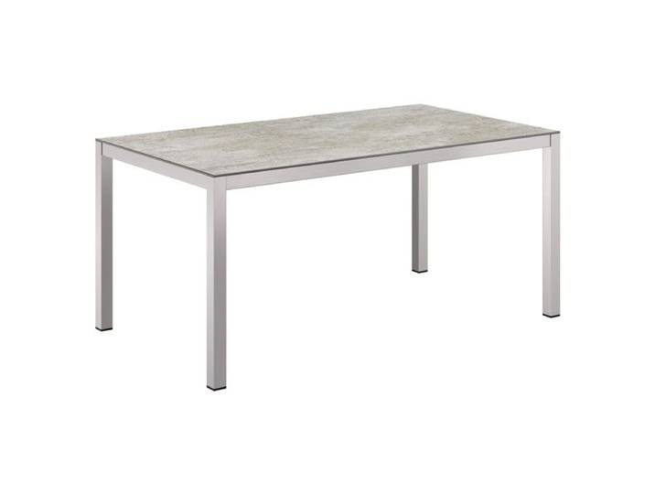 OUTLIV. Gartentisch 160x90cm Edelstahl/Dekton