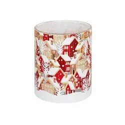 Windlicht Havaro rot 12,5cm