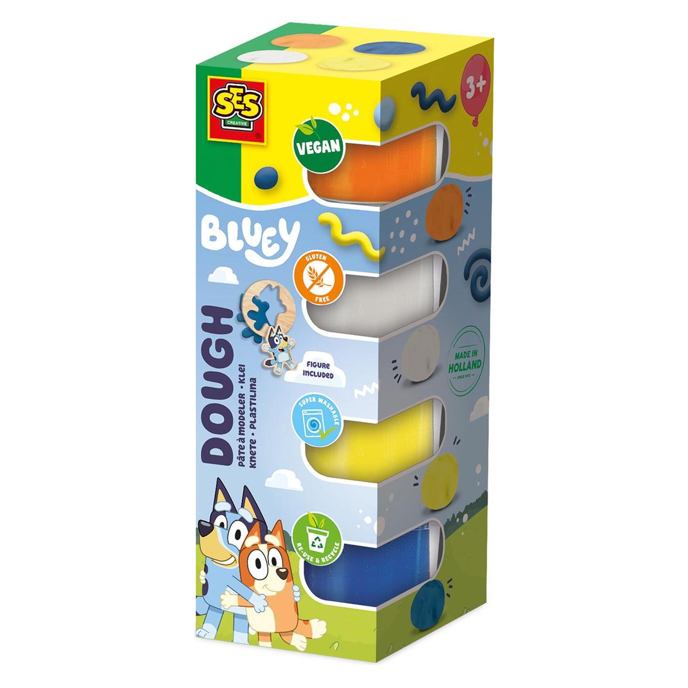 Ses Creative - Bluey - Dough - 4 Pots 90g (S14096) (S14096)