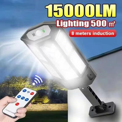 Inspired Finds SunGuard 15000 LM Solar Motion Sensor Flood Light Ultra Bright Waterproof Outdoor Lamp 43 Smd