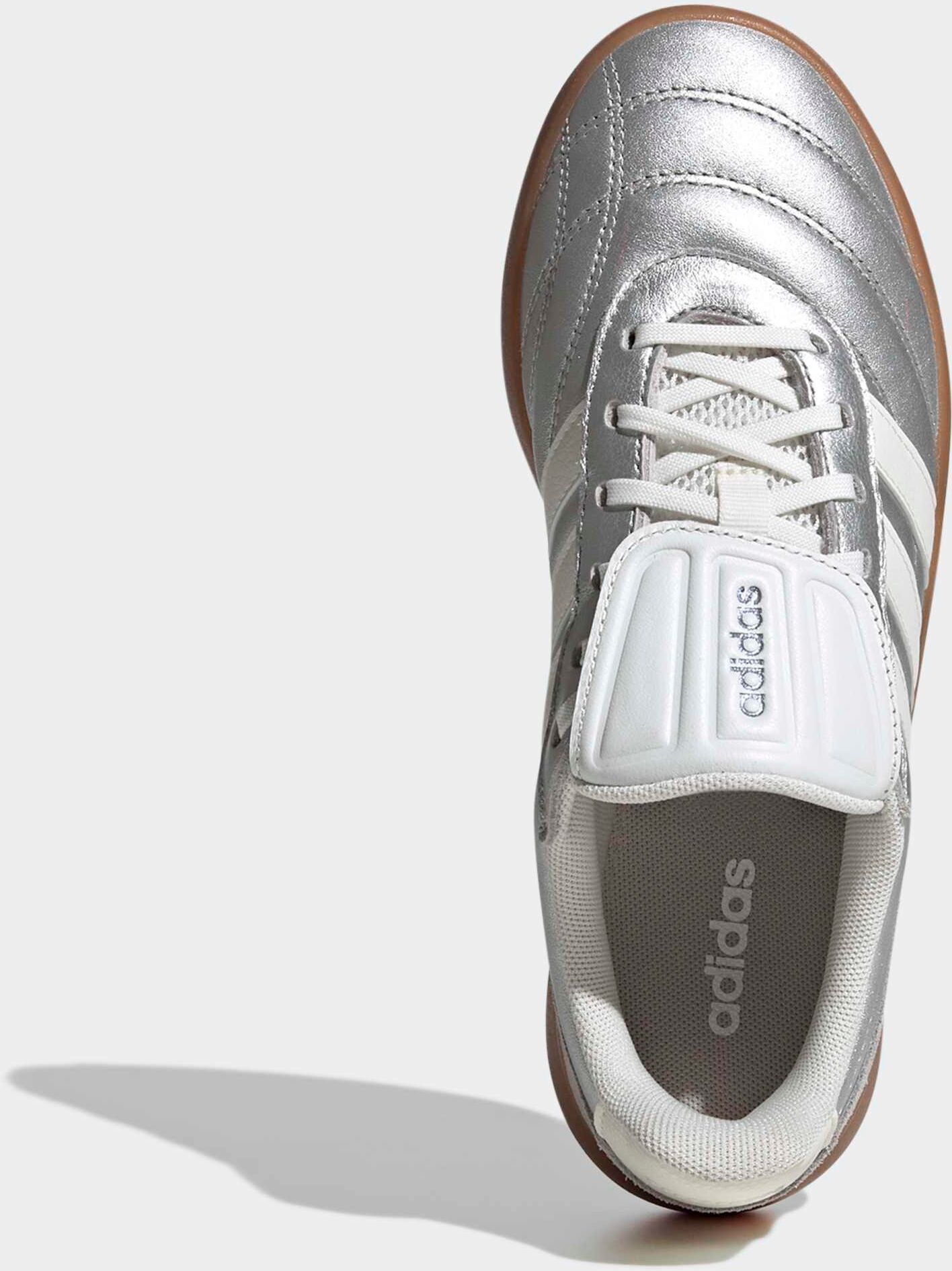 Sneaker ADIDAS SPORTSWEAR "BARREDA MUNDIAL", Damen, Gr. 38, silber (silber metallic, core weiß, iron metallic), Leder, Schuhe Sneaker silber metallic, core weiß, iron metallic 38