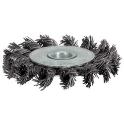 KS Tools 340.0045 Rostfreie Stahldrahtrundbürste 0,5mm, Ø 100mm