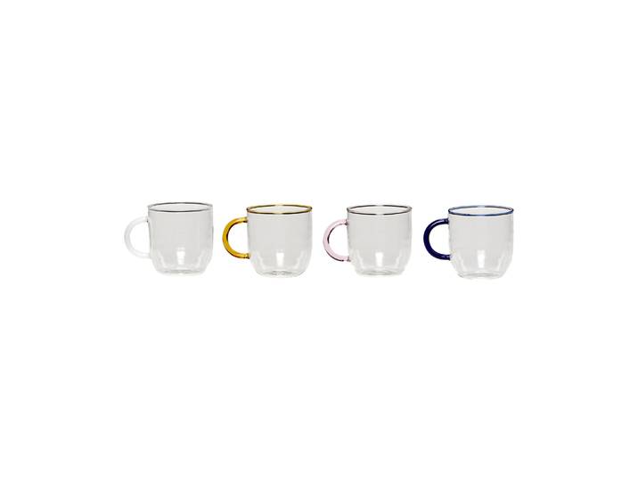 HÜBSCH - Mug Kiosk - Multicolore - Verre soufflé bouche