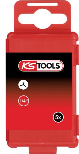 KS Tools 911.8386 Tri-Wing-Bit Antrieb: 1/4 (6.3 mm) Abtrieb: Tri-Wing 75mm