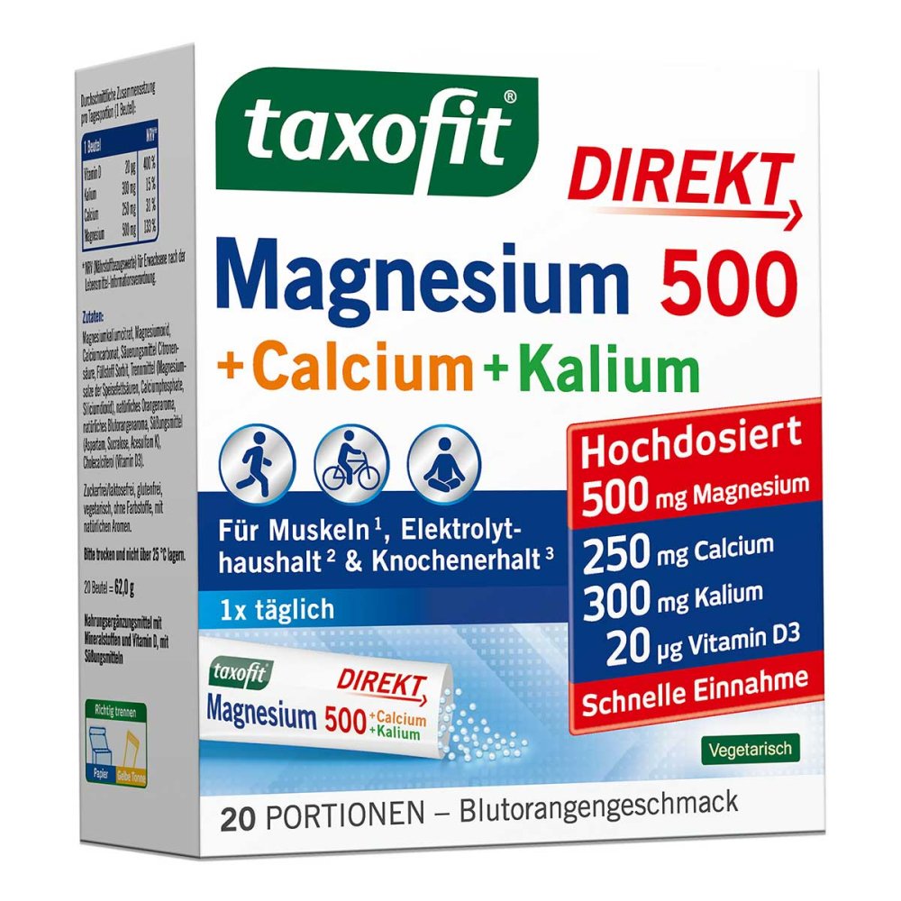 MCM KLOSTERFRAU Vertr. GmbH taxofit® Magnesium 500 + Calcium + Kalium DIREKT 18913818