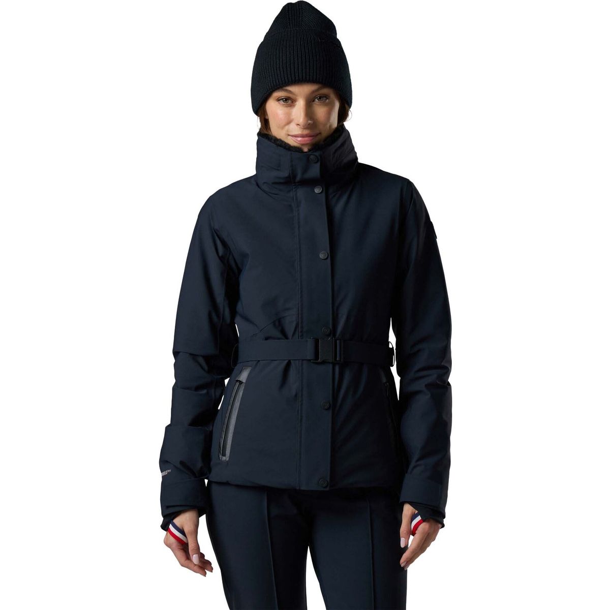 Rossignol W Snowdazzle Belted Ski Jacket black (200) L RLPWJ07 20000L