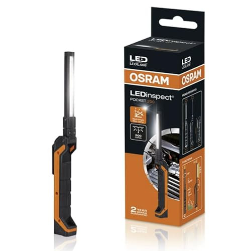 Osram LEDinspect POCKET200 oplaadbare magnetische LED-werklamp