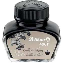 Pelikan, Ersatzpatronen + Tintenfass, Tinte (Schwarz)