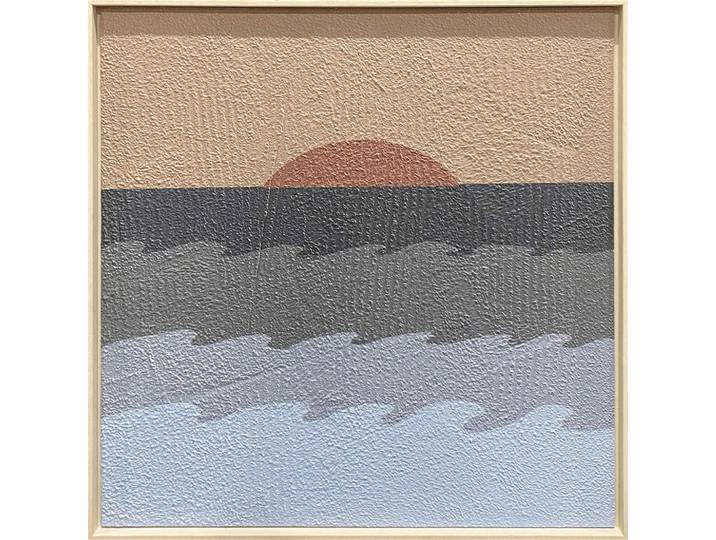 Wandkraft Bild, Metall, Stein, 100x100x10 cm, Bilder & Rahmen, Bilder, Wandbilder