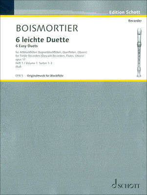 Schott Boismortier 6 leichte Duette 1