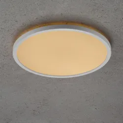 Nordlux Ultraflache puristische runde Deckenleuchte 29cm dimmbar für modernes Wohnen