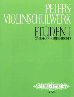 Edition Peters Violinschulwerk Etüden 1