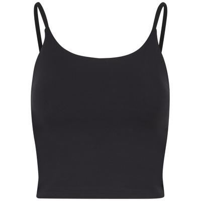 Sport-BH URBAN CLASSICS "Urban Classics Ladies Sports Top adjustable", Damen, Gr. XS, Cup 0, schwarz, 80% Nylon, 20% Elasthan, BHs Sport-BH