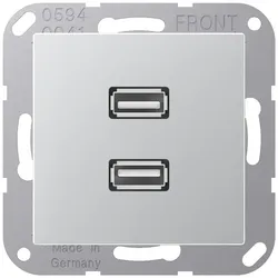 Jung Multimedia-Anschluss alu MA A 1153 AL