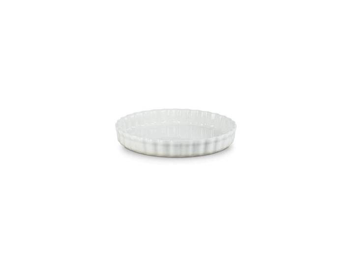Backform LE CREUSET Tarte Form Ø 28 cm , weiss (weiß glanz), Steinzeug, Küchenformen, Backform
