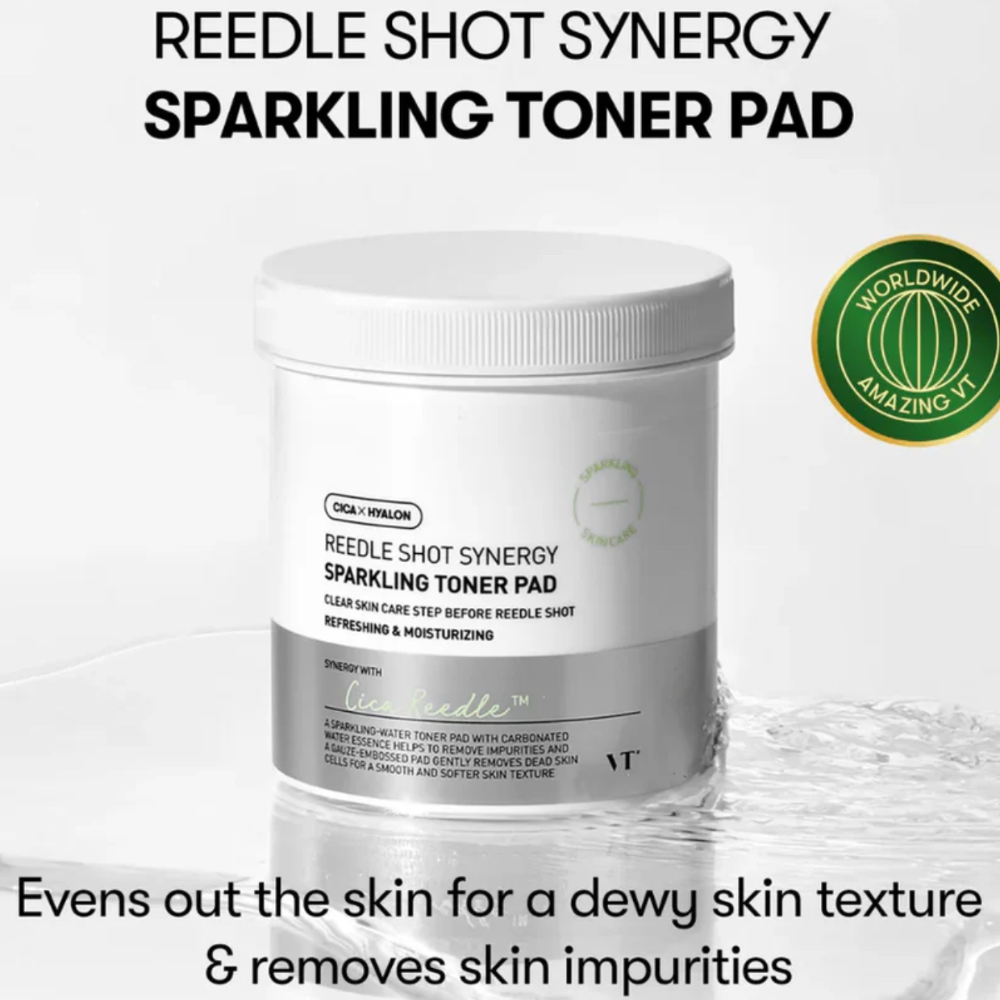 VT Cosmetics Reedle Shot Synergy Sparkling Refreshing Toner Pads 80&nbsp;un.