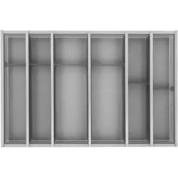 Ninka, Schubladenauszüge, Cuisio Besteckeinsatz - Besteckkasten für Tandembox473x720x55mm graphit