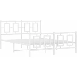 vidaXL, Bett, Kathleen With headboard & footboard (140 x 190 cm)