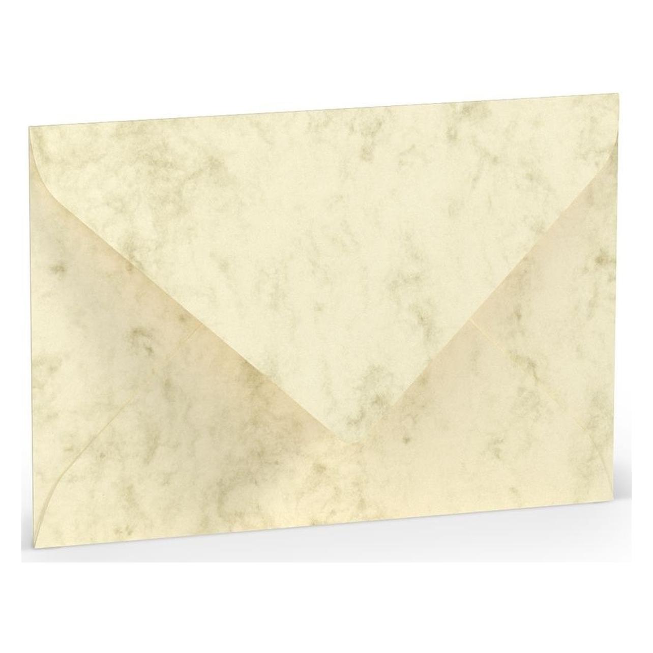 Magni Briefumschläge Coloretti B6 5er Chamois Marmora (B6, 5x) (220720506)