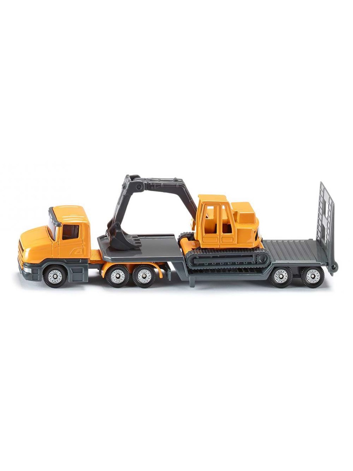 SIKU Low Loader With Excavator