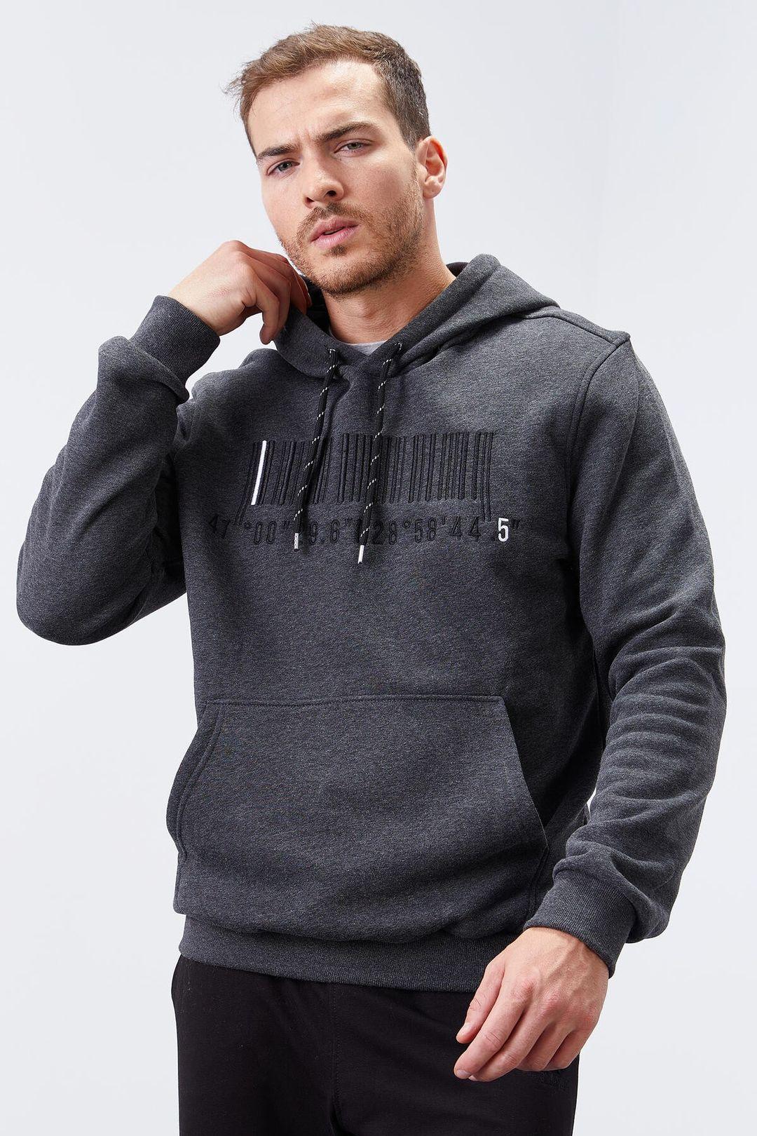 Bedruckter Kapuzenpullover