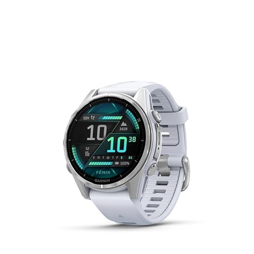 Garmin fēnix 8 AMOLED Multisport Smartwatch - Zilver - 43mm