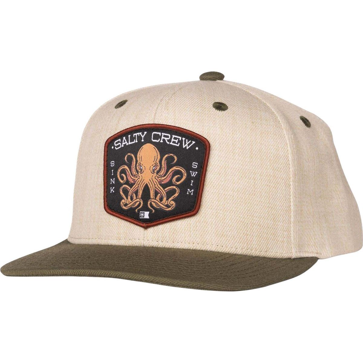 Salty Crew Tako Club Snapback natural/olive (NAT/OLV) 1Sz 35035767-NAT/OLV-1Sz