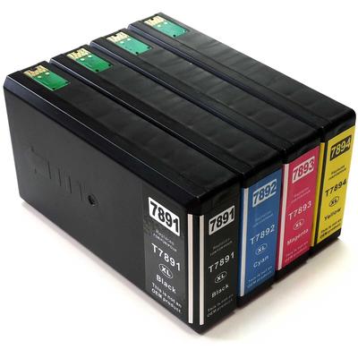 Kompatibel 4er Set Epson 78XL, T789 Druckerpatronen Tinte von D&C