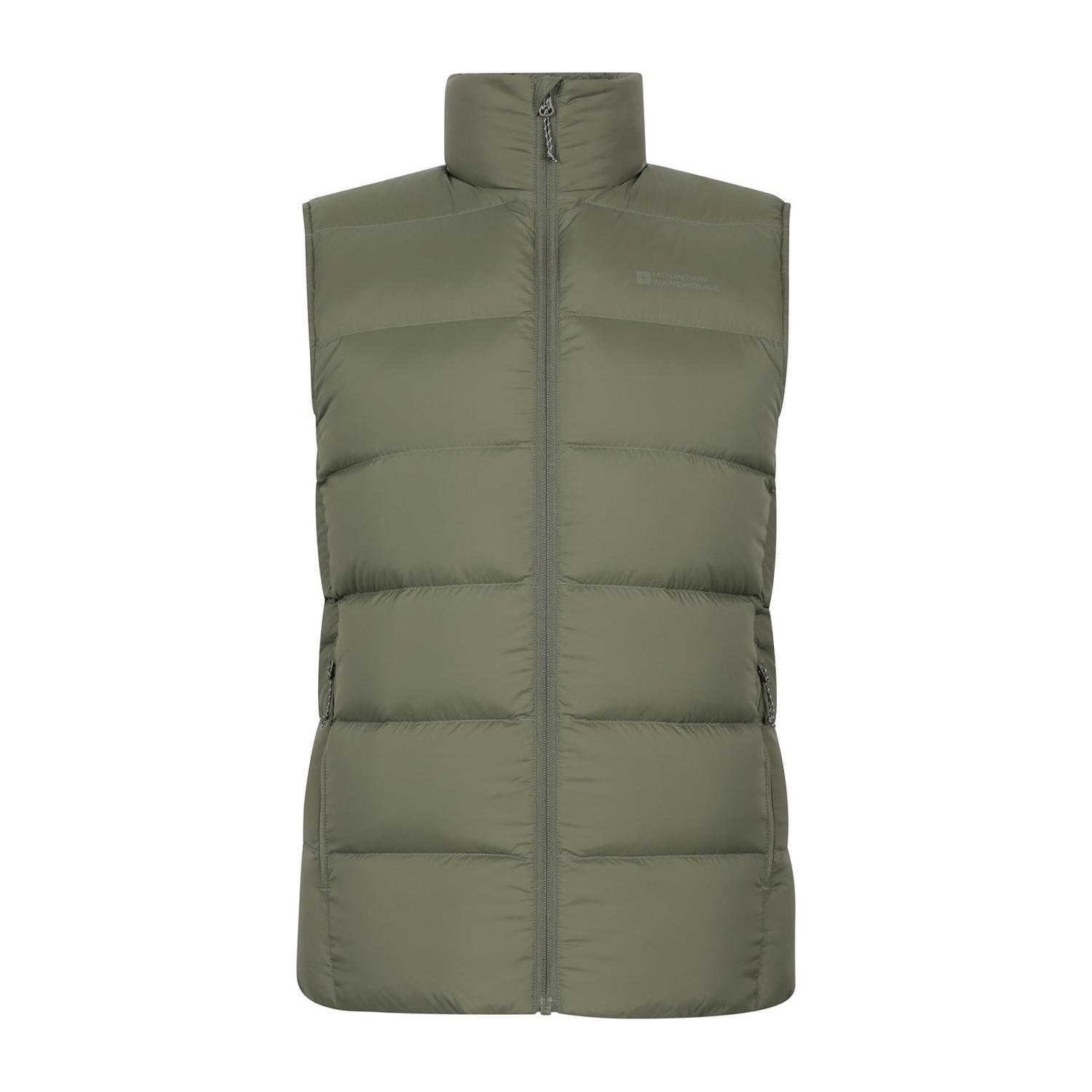 Mountain Warehouse - "Stratus" Weste für Herren, Packable, Daunen (Khakigrün)